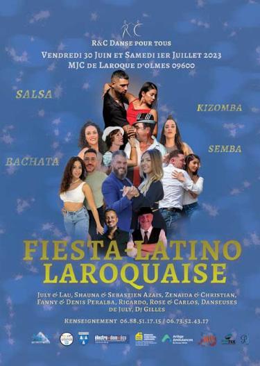 Flyer Fiesta Latino Laroquaise